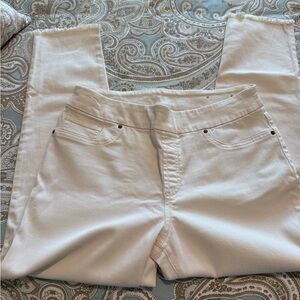 Chico's Cream Ankle Jeggings